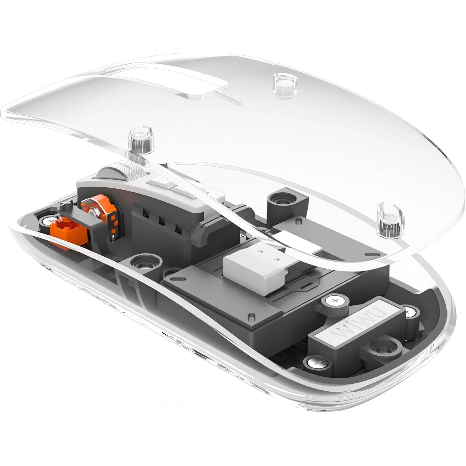 WiWU Crystal Magnetic Wireless Bluetooth Rechargeable Mouse - Image 3