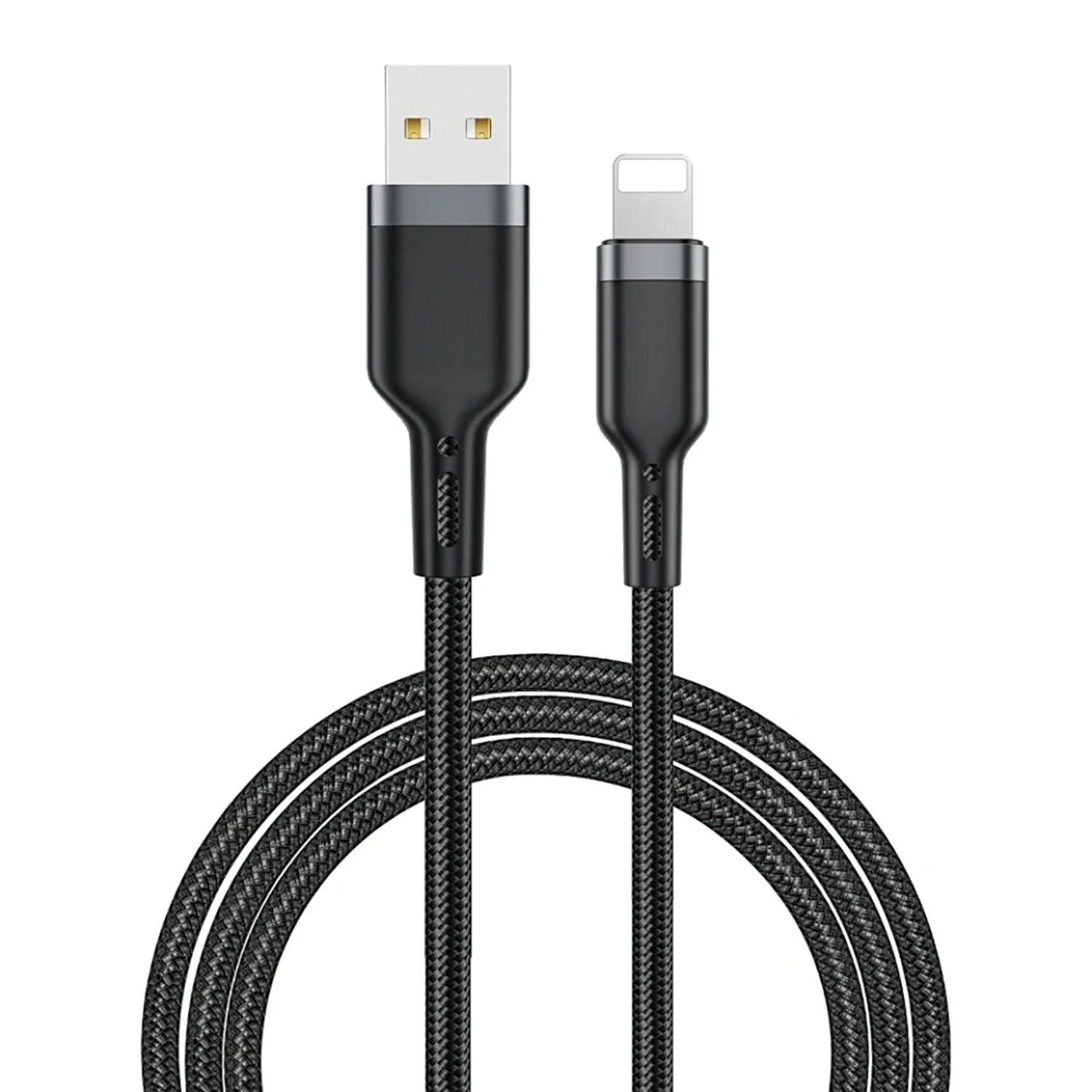 WiWU Platinum USB to Lightning Cable 1.2M 3A Black - Image 2