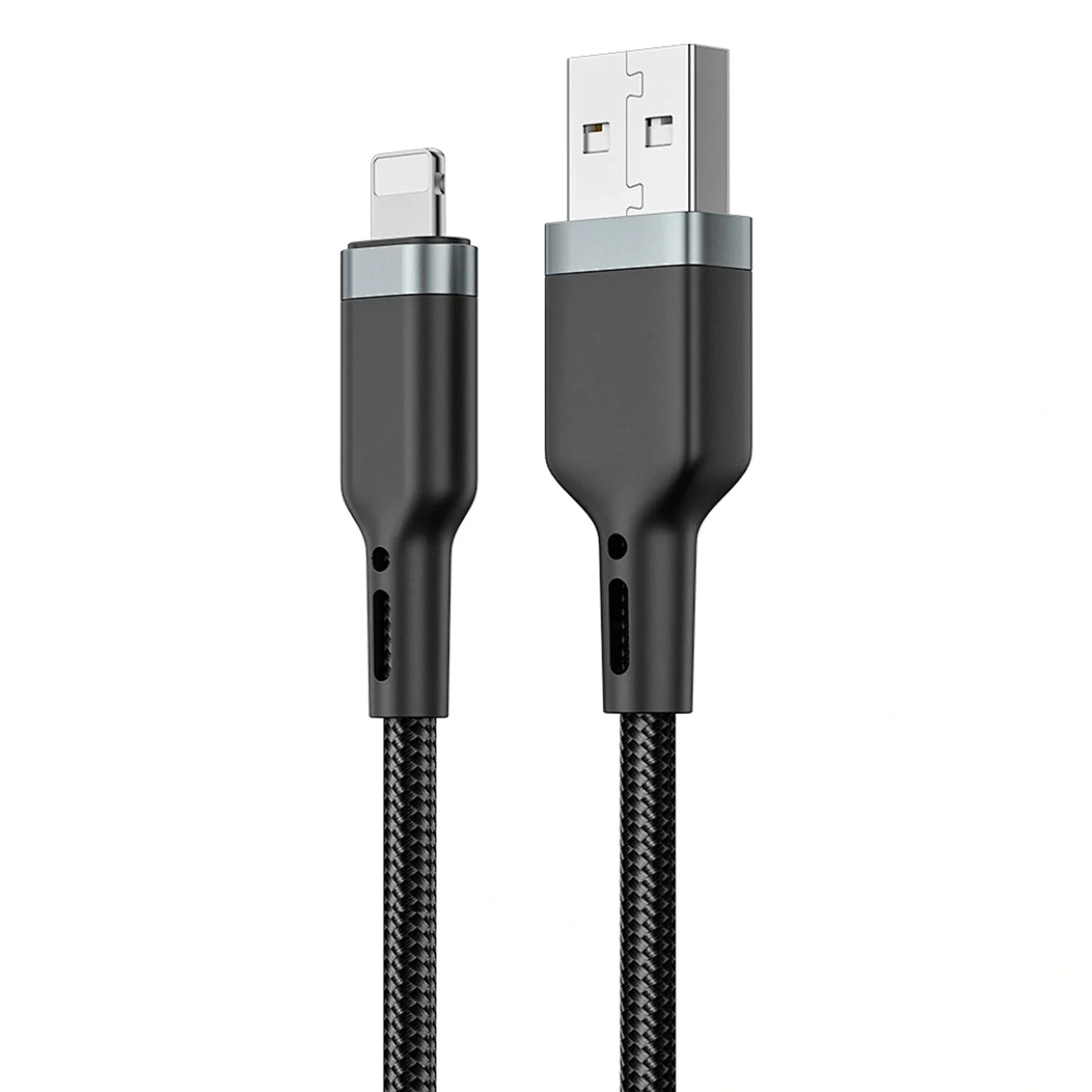 WiWU Platinum USB to Lightning Cable 1.2M 3A Black - Image 3