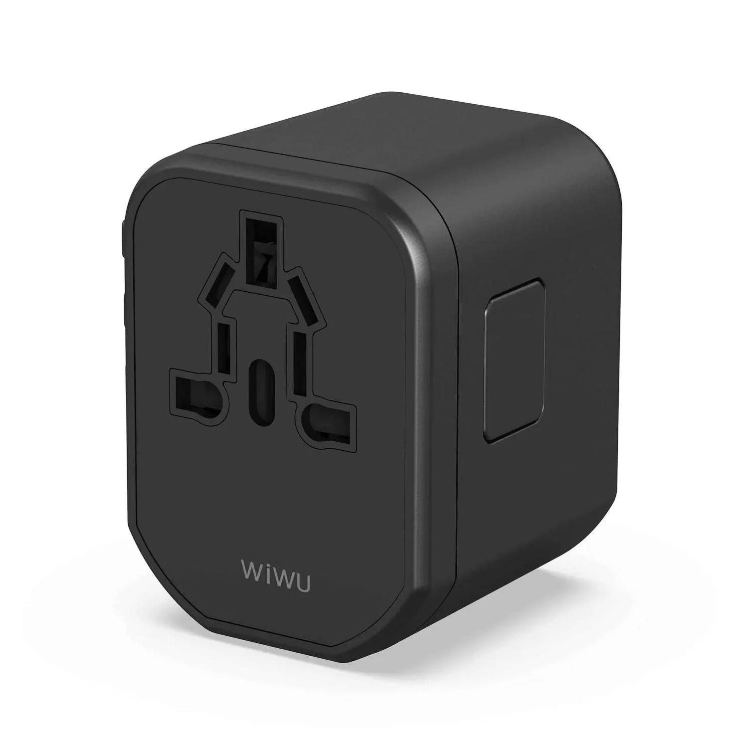 WiWU Universal Plug Adapter 4 in 1 20W Black