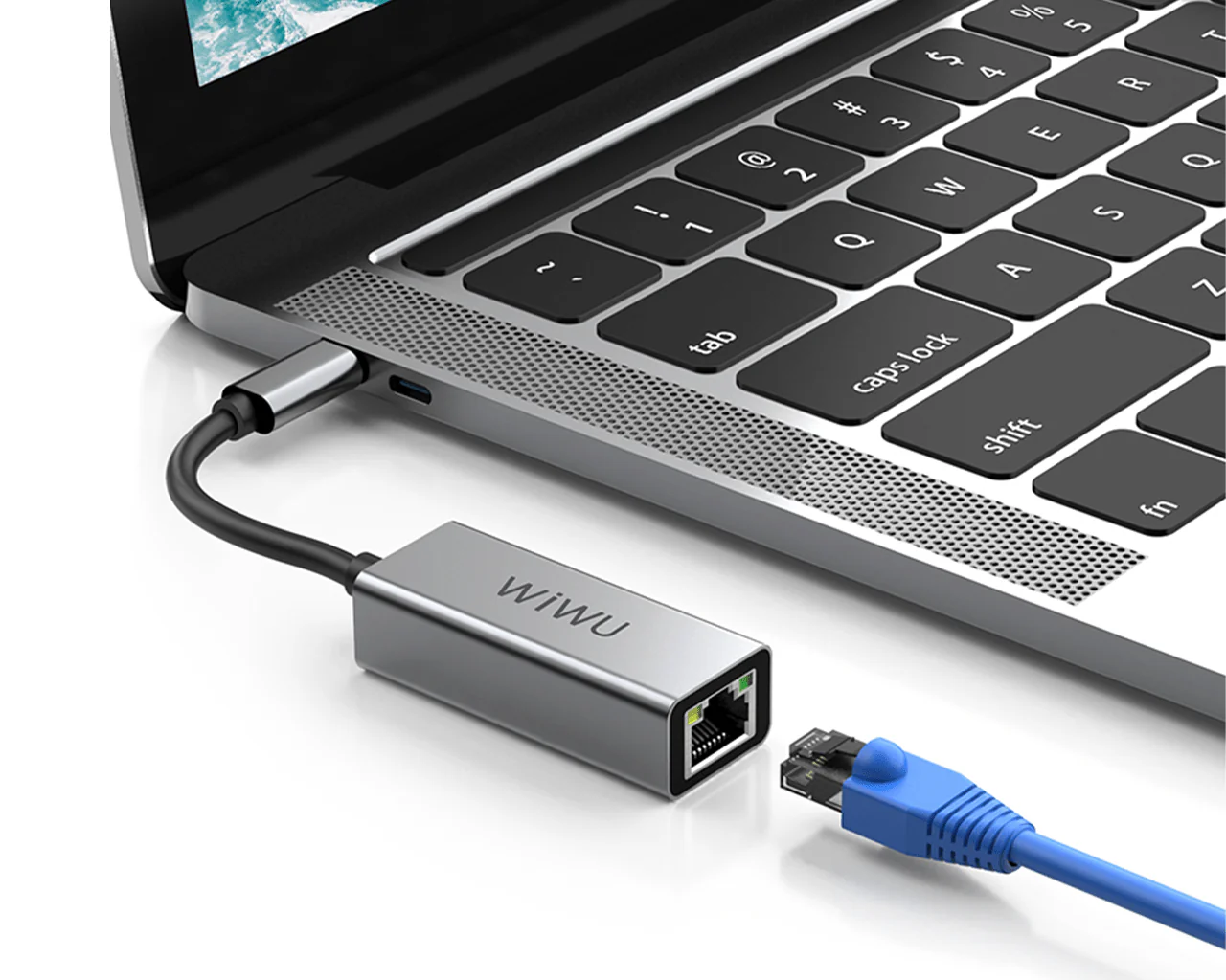WiWU Alpha USB-C to Ethernet Single Adapter RJ45 - Image 3