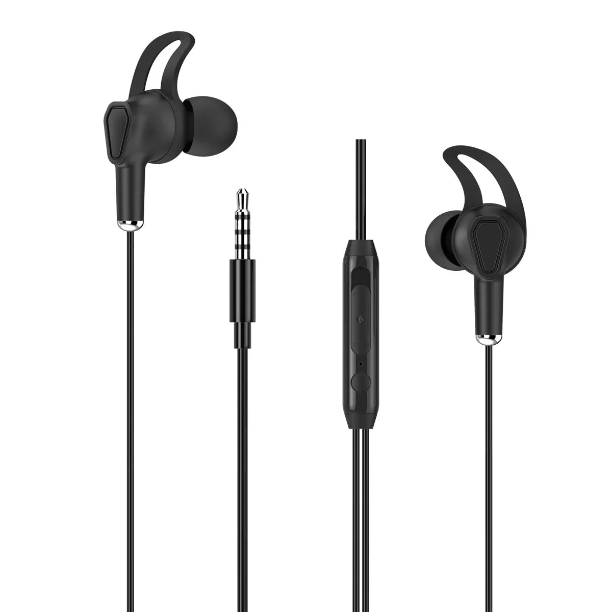WiWU Wired Earphones Black