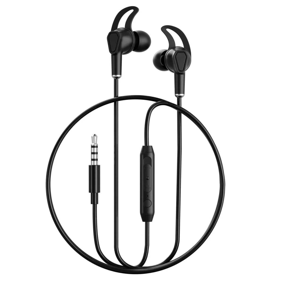 WiWU Wired Earphones Black - Image 2