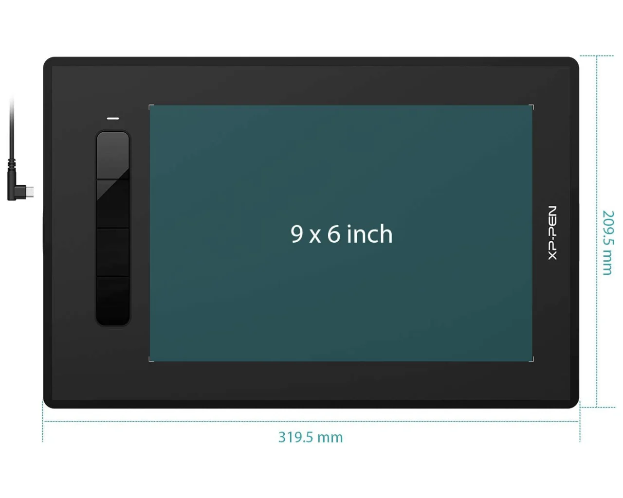 XP-PEN Star G960S Plus Graphics Tablet 9 X 6 inch - Image 2